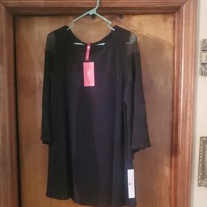 IC COLLECTION Black Long Sleeve Dress